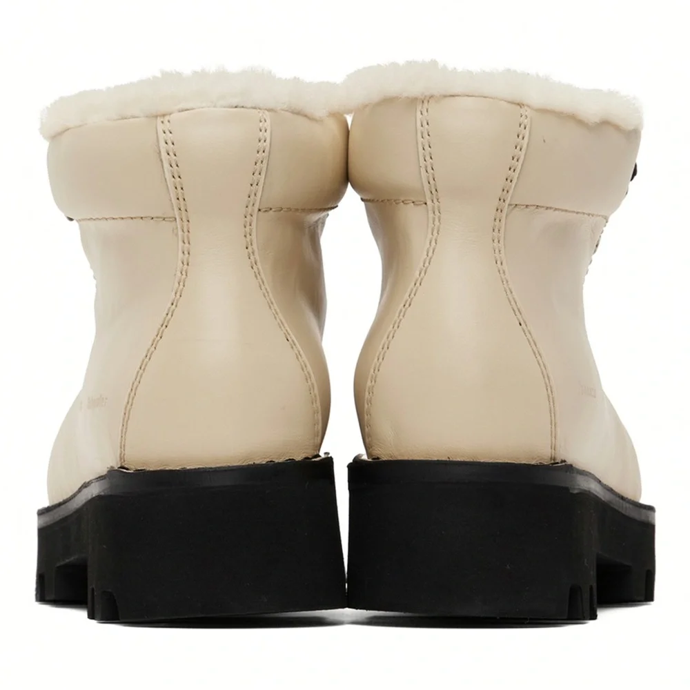 PROENZA SCHOULER
Beige Shearling Hiking Boots - Picture 3 of 3